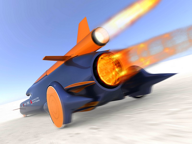 Bloodhound SSC jede dál